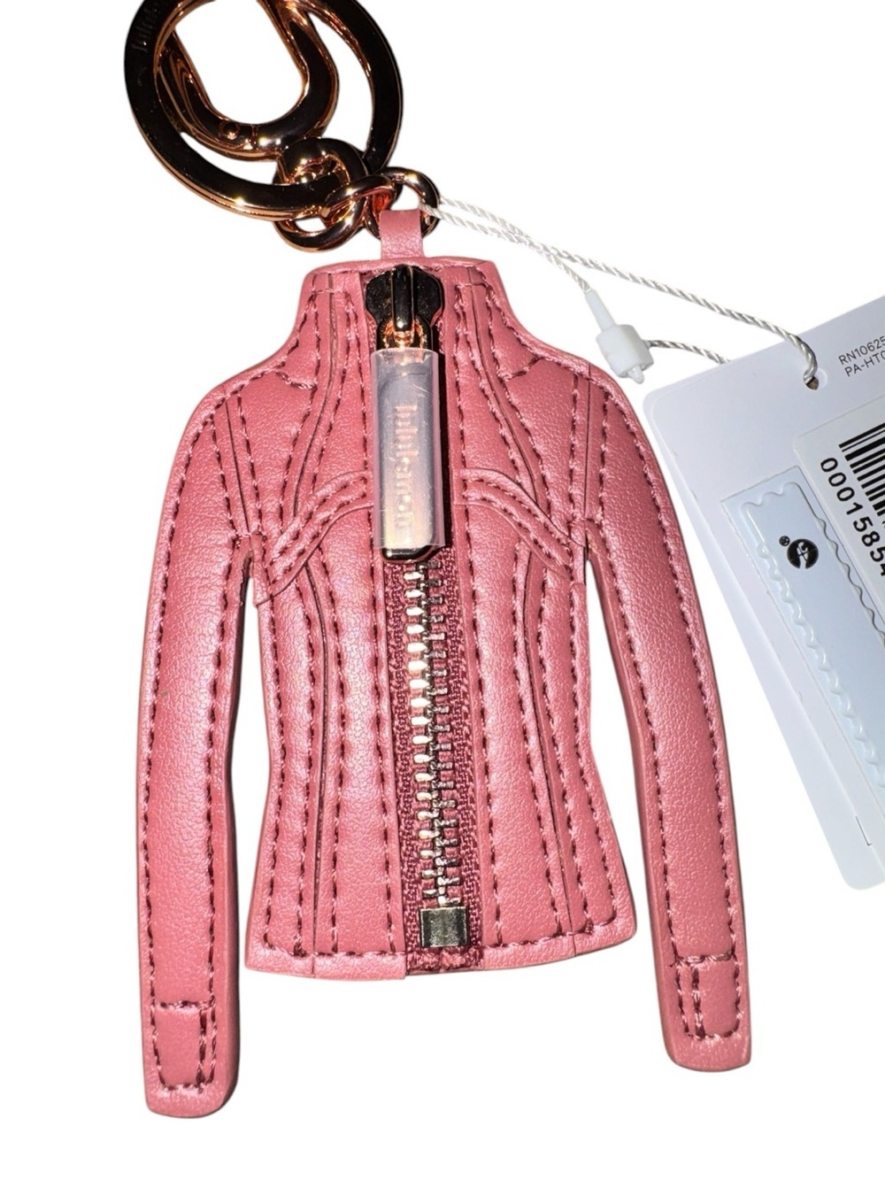 Lululemon Define Jacket Keychain Dusk Rose Gold NWT Sold Out - Picture 3 of 4